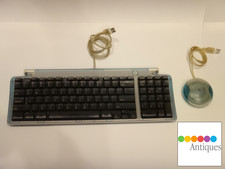 Apple USB Keyboard Mouse for Clear Bondi Blue iMac 1998 Hockeypuck M2452 M4848