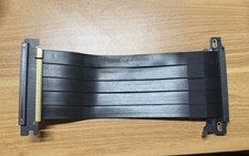 Pcie 4.0 x16 Riser Cable for Vertical GPU Mount, ITX Double Reverse, Length 25cm