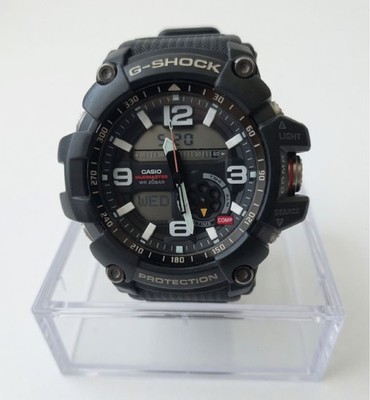 CASIO G SHOCK MUDMASTER GG 1000 analog digital wristwatch black