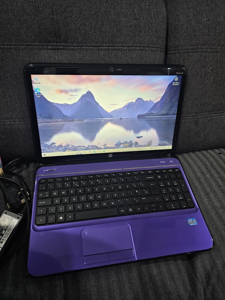 K1101 HP Pavilion G6 2292SA  15.6" Laptop i5 3210m 6Gb R 128gb S W 10 RED/purple - Image 4 of 4
