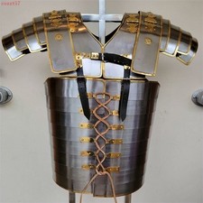 Roman Legions Cosplay Armor Wearable Lorica Segmentata Carbon Steel Brass Edging