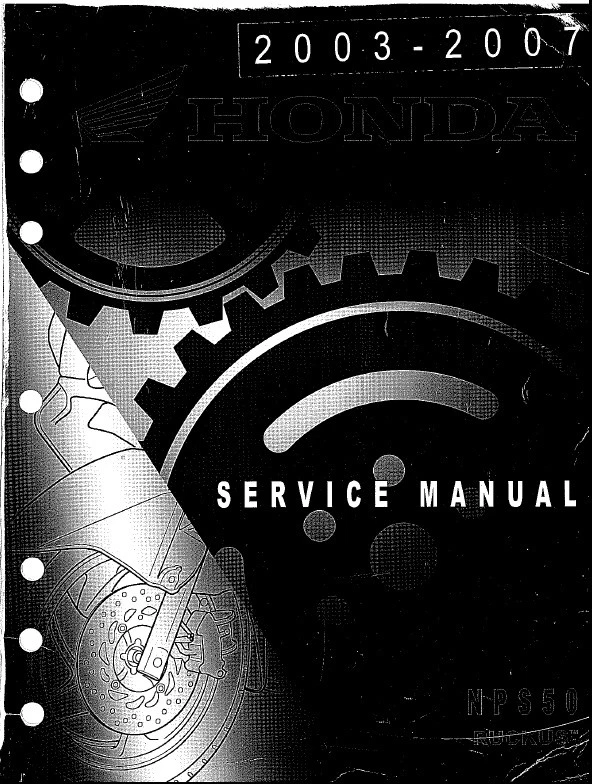 Honda Motorcycle Manuals and Literature 2006 Year of Publication