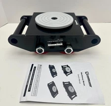 Strongway Machinery Mover with 360° Rotation, 13,000-Lb. 4 Rollers #5000026