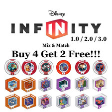 Disney Infinity 1.0 2.0 3.0 Power Discs - Buy 4 Get 2 Free - Free Ship Above 15