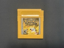 Pokemon Yellow Version (Nintendo Gameboy, 1998) GB Authentic New Battery