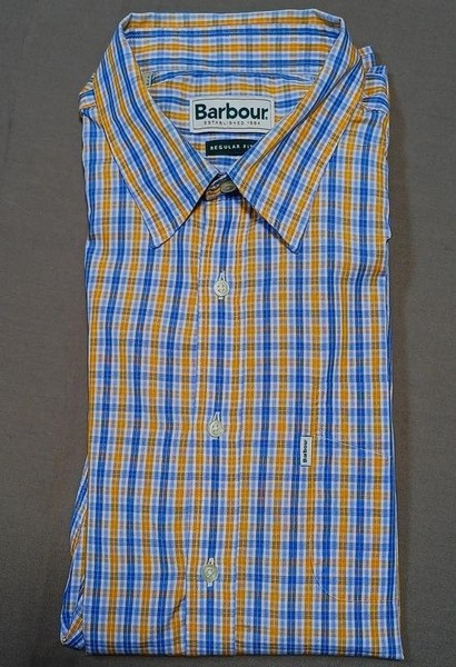 Men Barbour Shirt Multicolor Cotton L #1RFX