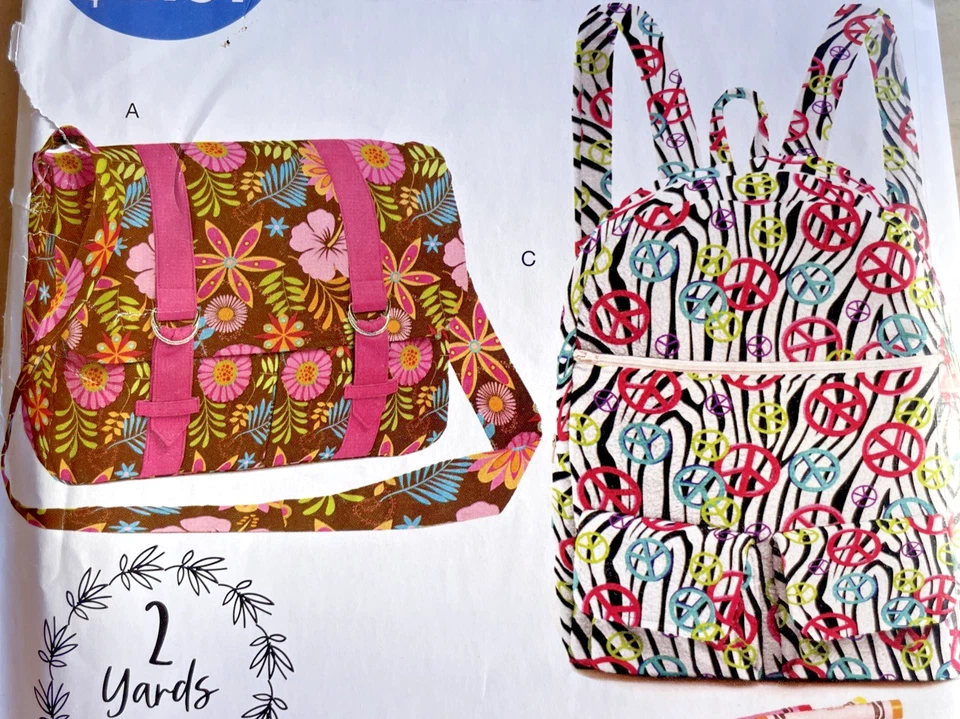 Sewing Pattern #L9515 Backpack and Bags Four Designs or Sizes - Image 2 of 4