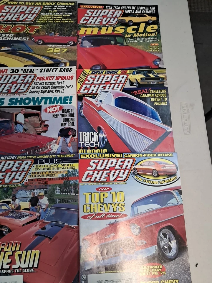 Vtg Lot Of Super Chevy Magazines From 1999. Full Year 12 Issues Foto 2 de 4