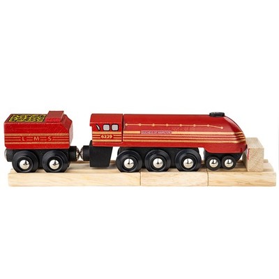 Bigjigs Rail Wooden Heritage Collection Duchess of Hamilton Motor Lokomotive