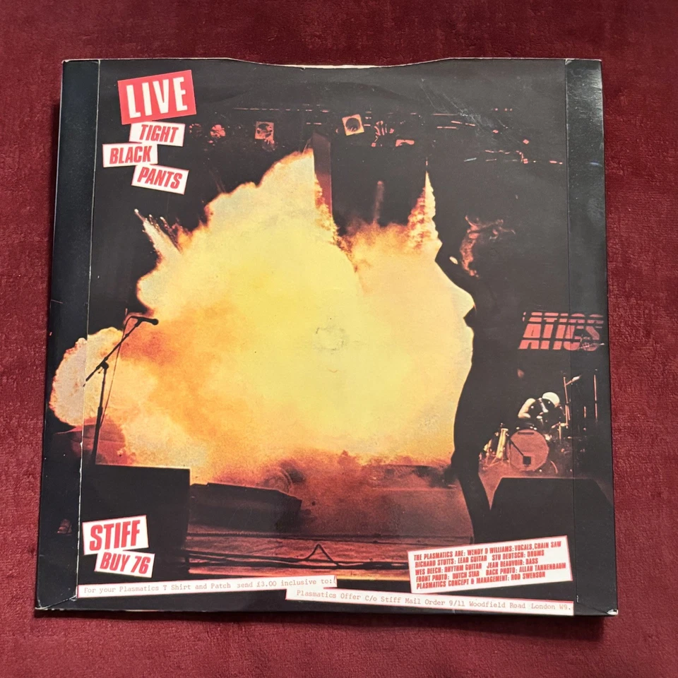 PLASMATICS - Butcher Baby - RED / WHITE SPLATTER VINYL 7” Single - 1980 - PUNK Foto 2 de 3