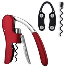 Keissco Wine Opener Set Vertical Lever Corkscrew Wine Bottle Opener Wi