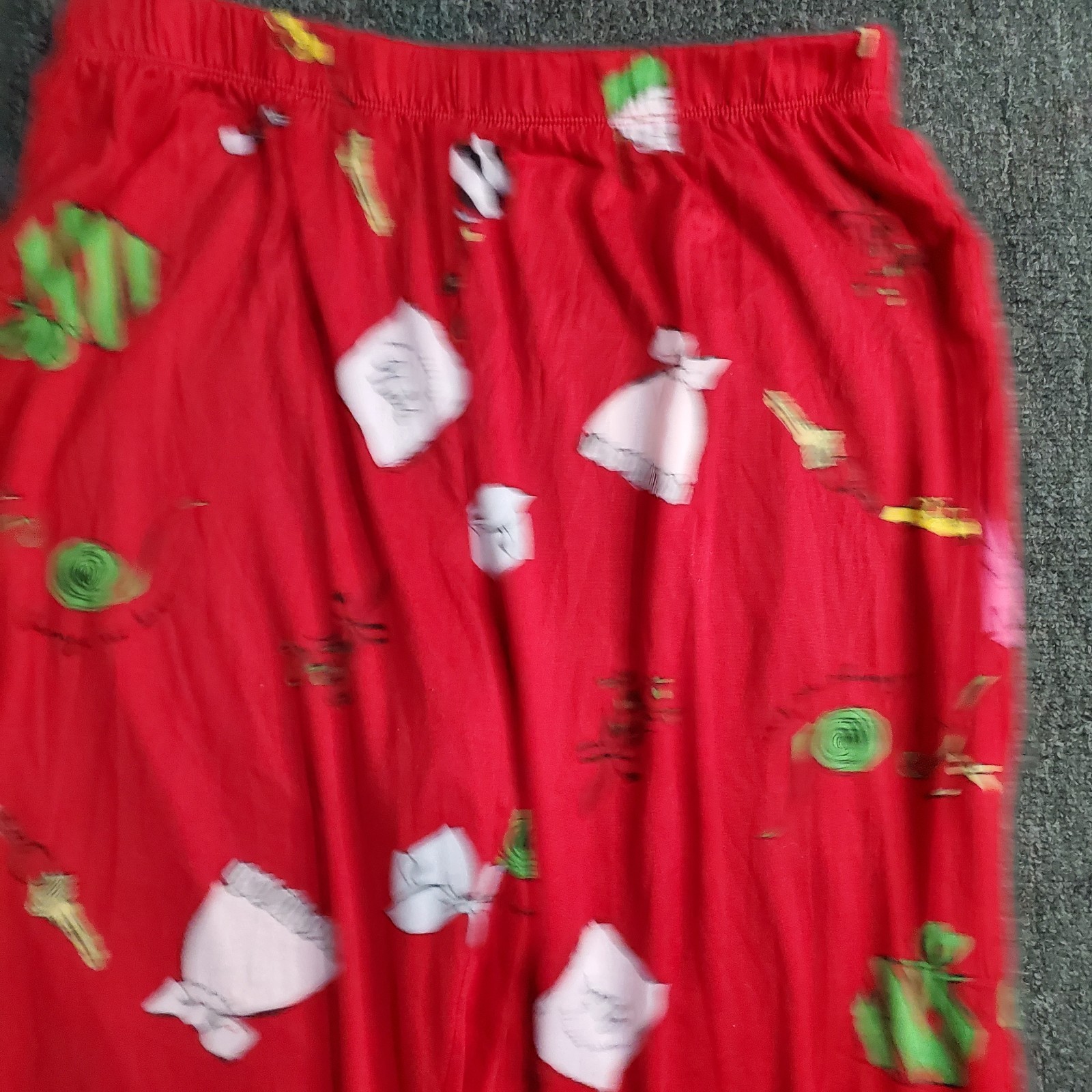 Kate Spade Pajamas Set Womens Sz Medium Red Long Sleeve Things We Love Christmas thumbnail 15