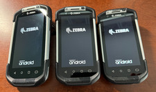 Zebra TC700K TC70x Android Scanners Lot of 3 3 Vehicle Chargers Used