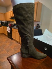 New Nine West Brown Suede Knee high Boot