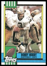 Bobby Hebert 1990 Topps #237b New Orleans Saints