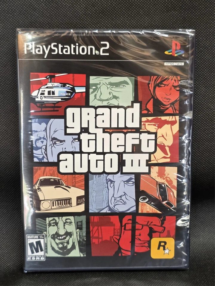 SEALED GTA3 PS2 GAME LOT: Grand Theft + San Andreas + Vice City [Trilogy] - Image 2 of 4