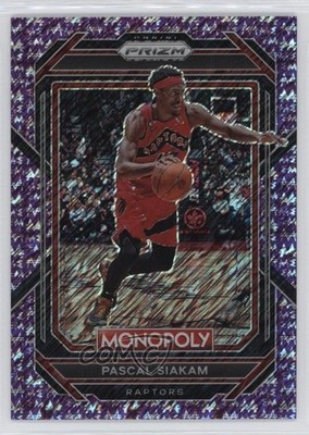 2022-23 Panini Prizm Monopoly Purple Money Shimmer 21/50 Pascal Siakam #82 1u6
