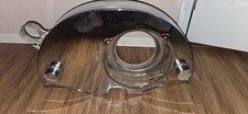Black Air-cooled Vw 36hp Fan Shroud Housing W Ducts Beetle Super Bug Chrome