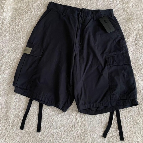 Neighborhood, Neighborhood Wide Cargo Shorts Black Size L Ships from Japan