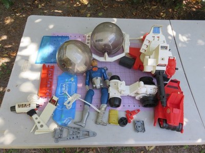 Mattel 1968 Major Matt Mason Man in Space Huge Parts Lot for Repair or Diorama