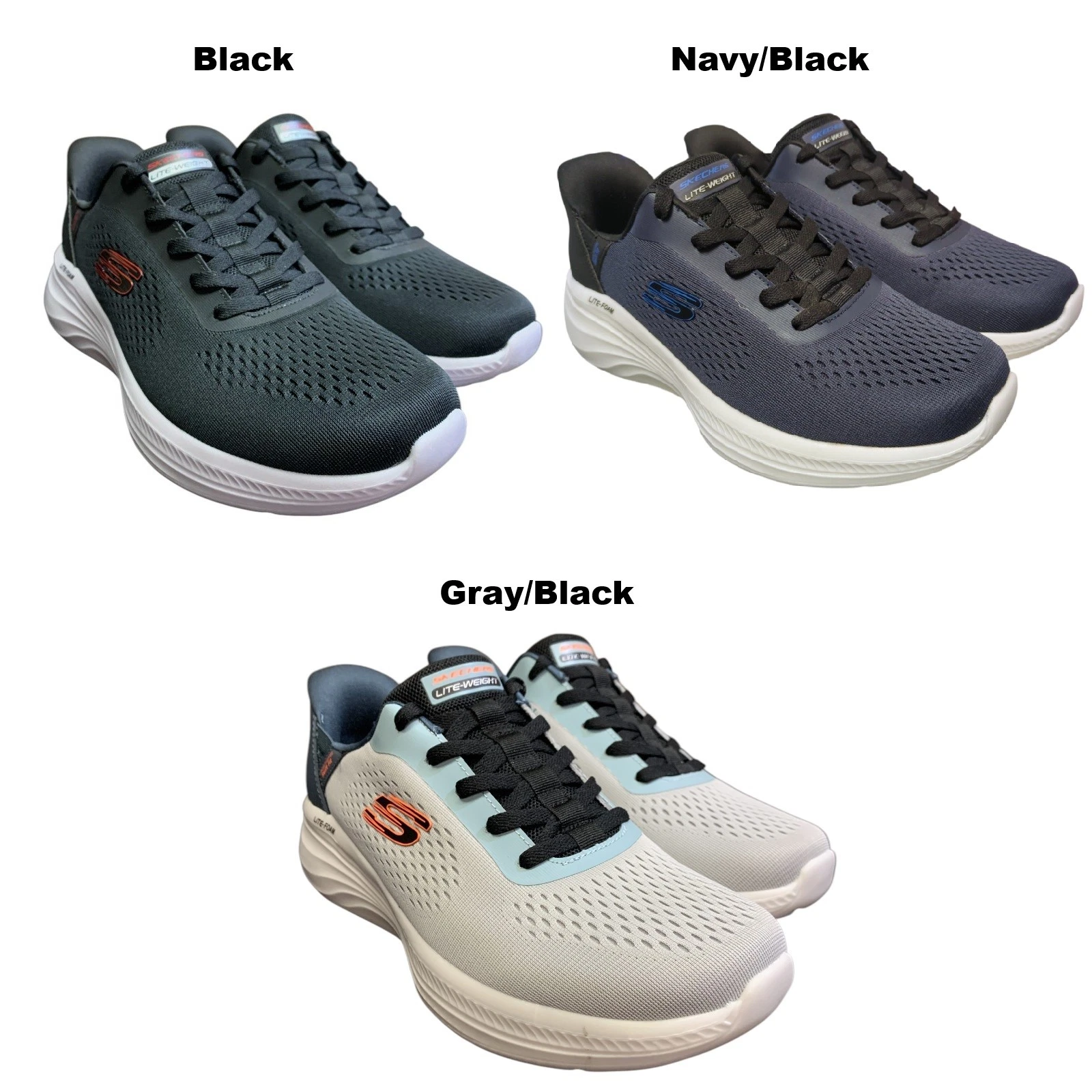 Skechers Hands Free Swift Fit Men's Lite-Foam Laced Sneakers, Style 255056S
Opens in a new window or