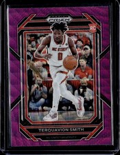 2023 Panini Prizm Draft Picks #10 Terquavion Smith Purple Wave