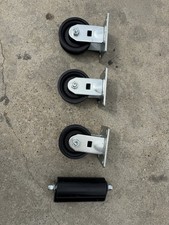 6 Sliding Gate Guide Roller 3 3 V-Groove Rigid Gate Wheels Heavy Duty