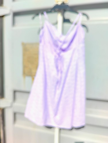 NWT Princess Polly Dress Mini 12 Eyelet Lace Lilac - Picture 2 of 3
