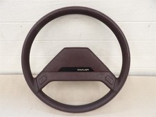 Chevy Cavalier Vinyl Steering Wheel 1982-1987 With Horn Button Maroon Oem Chevy Cavalier Vinyl Steering Wheel 1982-1987 With Horn Button Maroon Oem