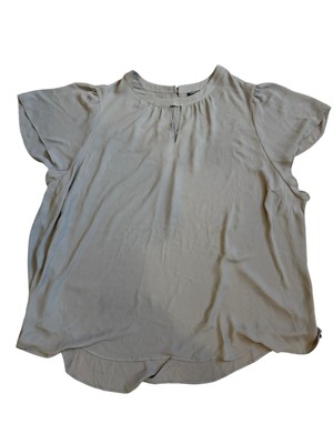 Torrid Women Simple Comfort Cap Sleeve Shirt Size 6XL Keyhole Neckline Flowy