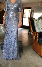 mother of the bride dress size 8 country Blue