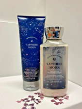 Bath Body Works Sapphire Moon Set Body Cream 8oz Lotion 8oz