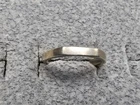 GRANDMA GRABE'S BEAUTIFUL VINTAGE 925 STERLING SILVER OPEN BACK 1.4G RING SIZE 3