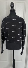 Nike Air Women's Logo-Print Crew Pullover Sweatshirt Size M