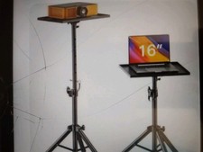 AMADA HOMEFURNISHING Projector Stand, Laptop Stand with Adjustable Height 22 ...