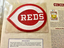MLB Cincinnati REDS Jacket Patch.MINT.Rose,Morgan,Bench.Same day Ship.