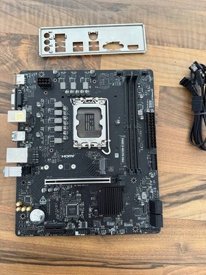 MSI PRO H610M-E DDR4 Motherboard Intel H610 LGA 1700 micro ATX 64GB RAM 3200MHz