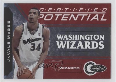 2010-11 Panini Totally Certified Potential Red 58/99 JaVale McGee #15 0q3