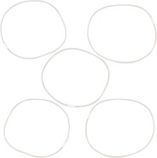 5pcs Elastic Bands Replacement For U87 Microphone Mount Holder Clamp Clip Gray