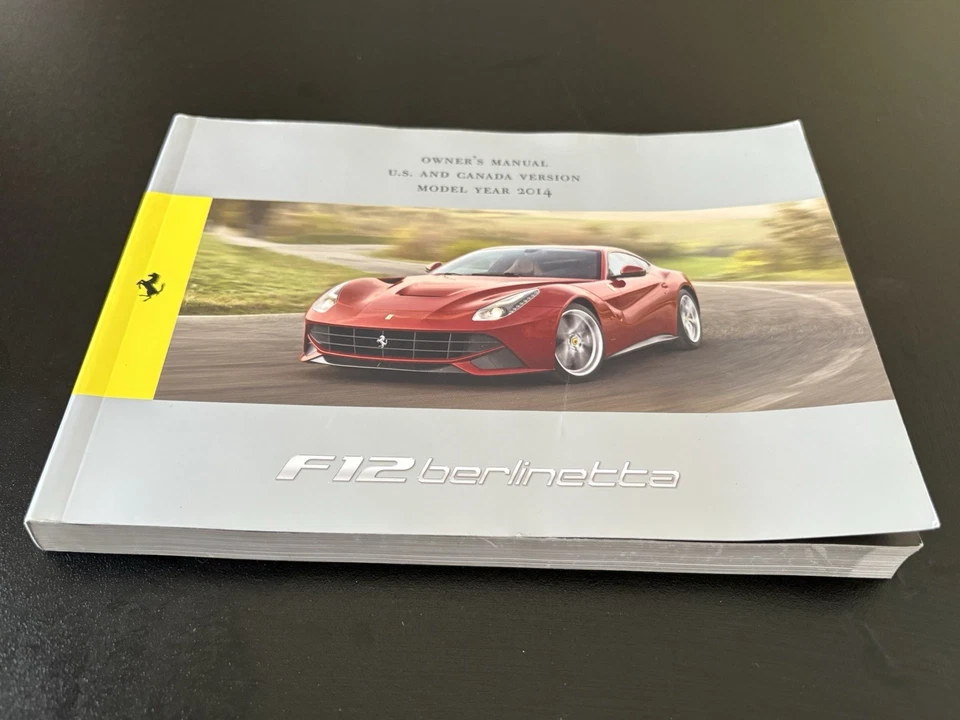 2014 Ferrari F12 Berlinetta владельцев руководство OEM - США и Канада - Изображение 3 из 4