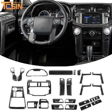 28x Carbon Fiber Interior Dash Decor Cover Trim Overlay Kit For 4Runner 2010-19