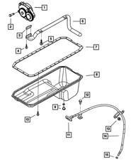 Genuine Mopar Engine Oil Indicator O Ring 5017783aa Genuine Mopar Engine Oil Indicator O Ring 5017783aa