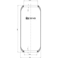 Febi Bilstein 39149 Federbalg Luftfederung FüR Volvo B12 8700 7700 9700 B9 9900