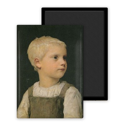 Portrait eines Jungen - Anker Albert - Magnet Kühlschrank 54x78mm