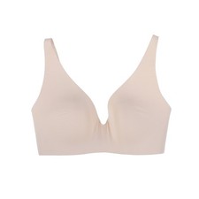 Gap Women's Everyday Essentials Wireless T-Shirt Bra, Beige, 34C New