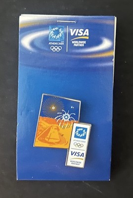 Greece 2004 Athens Olympic Games Visa Stadium Pin Unused