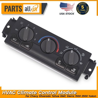 For Chevy Silverado Tahoe GMC Sierra 2500 3500 Yukon HVAC Climate Control Module
