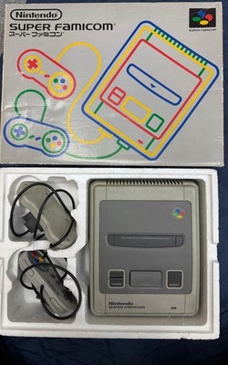 Nintendo Super Famicom Console SHVC-001 2 Controllers Boxed SFC Game Japan