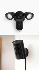 Ring Floodlight Cam Wired Plus Ring Indoor Cam