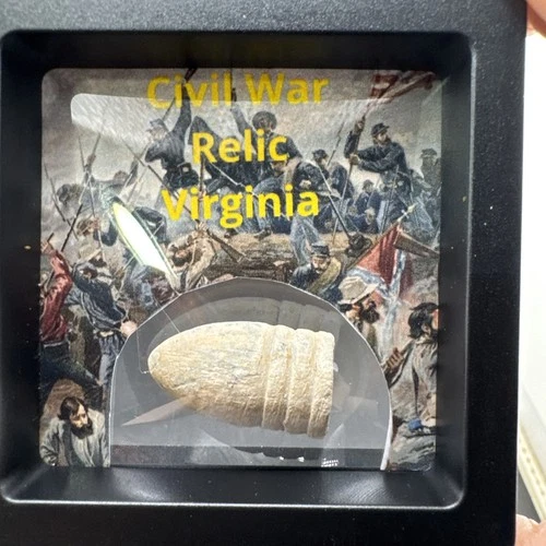 Civil War .56 Cal Mini Ball Rifle Bullet Dug Virginia Relic Authentic